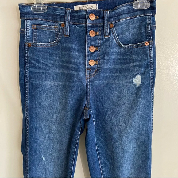 Madewell 10” high rise skinny jeans - Picture 2 of 6